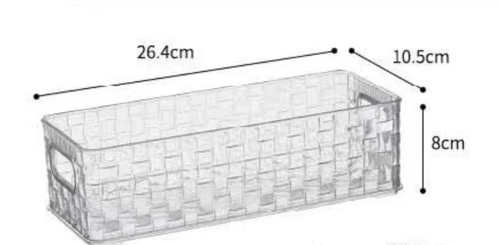 Makeup And Perfume Organizer Basket, Dressing Table Storage Holder, Transparent Glacier Pattern Cosmetic Storage Holder Makeup And Perfume Organizer Basket, Dressing Table Storage Holder, Transparent Glacier Pattern Cosmetic Storage Holder